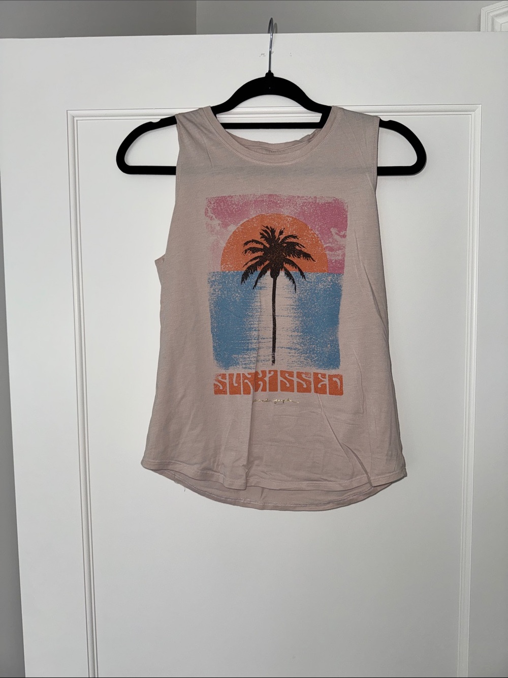 SPIRITUAL GANGSTER tank top, shirt size M medium “sunkissed ”